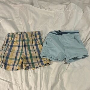 Rugged Butts Kids Plaid and Solid Shorts Set